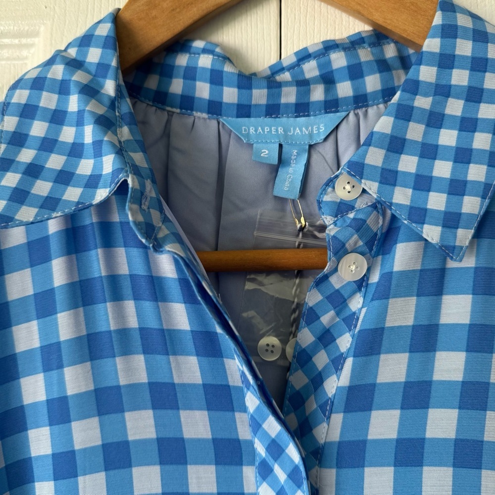 Draper James Flutter Sleeve Patio Shirtdress – Size 2 - Picture 10 of 16